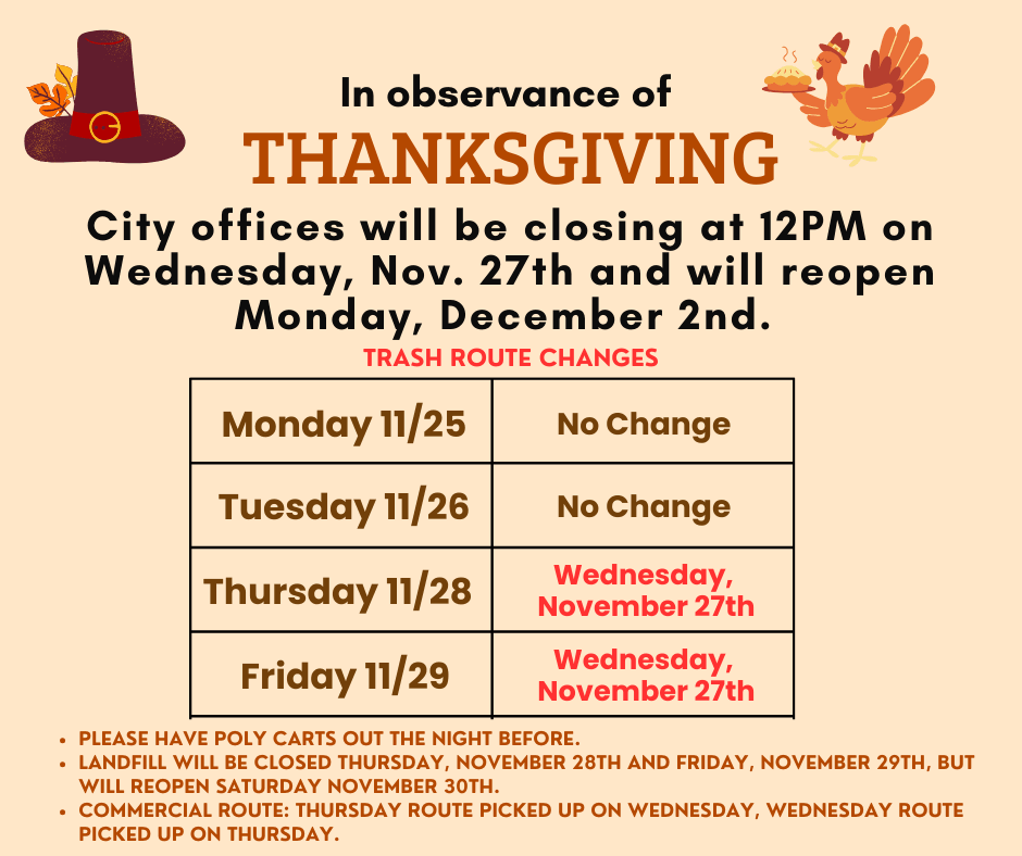 City of Brady Thanksgiving Information 2024 (PNG)